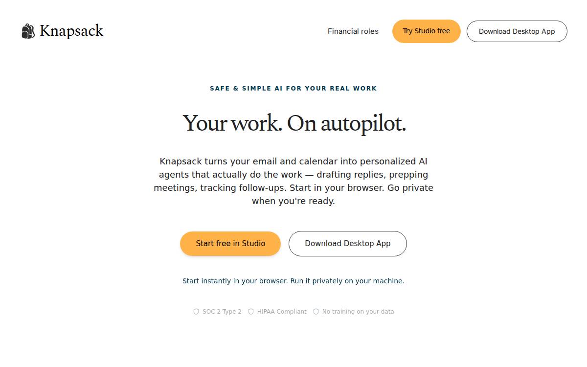 Knap website preview