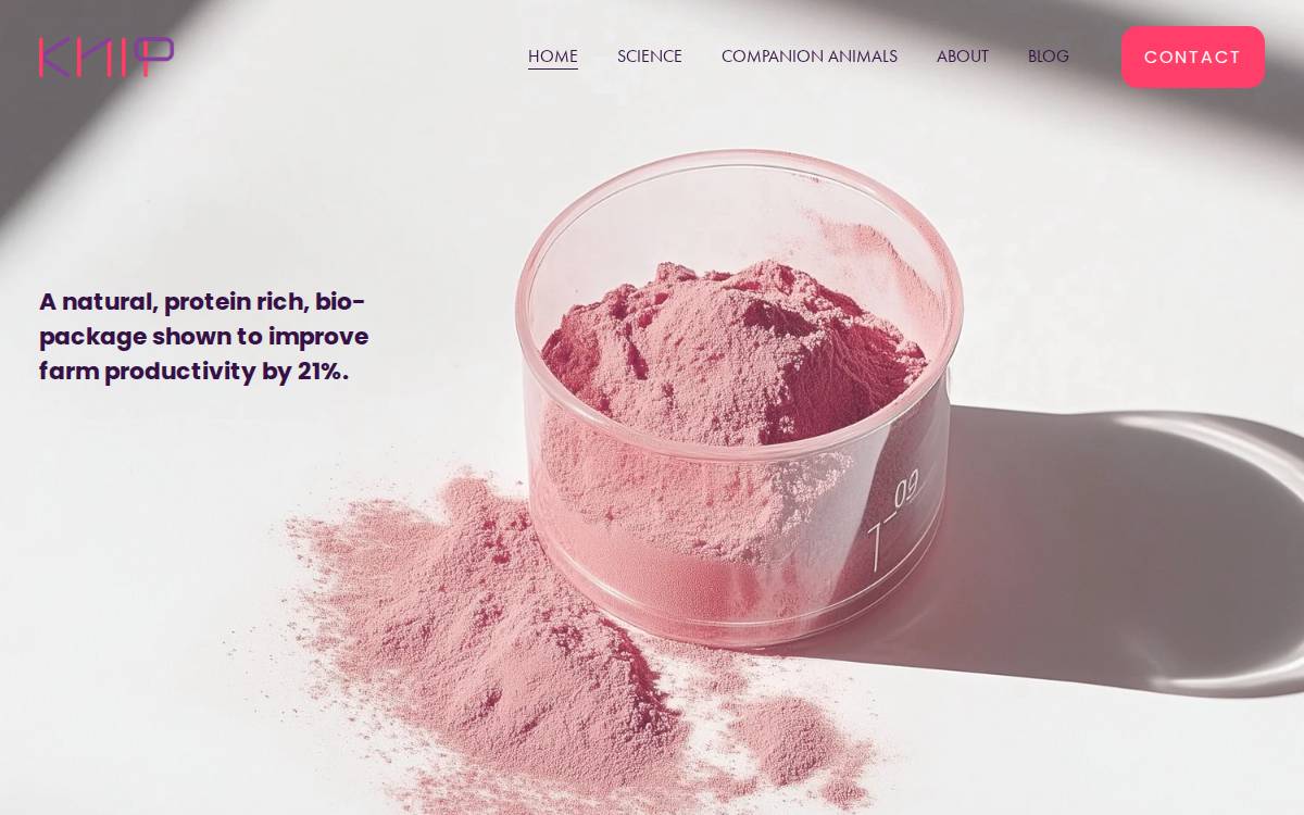 KnipBio website preview
