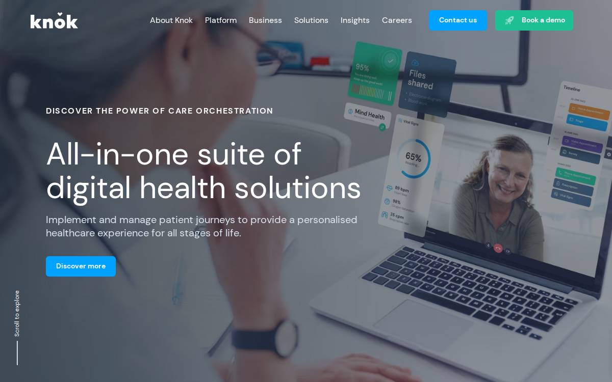 Knokcare website preview