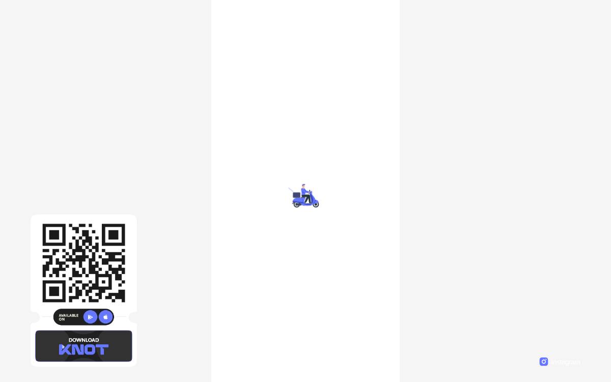 KNOT website preview