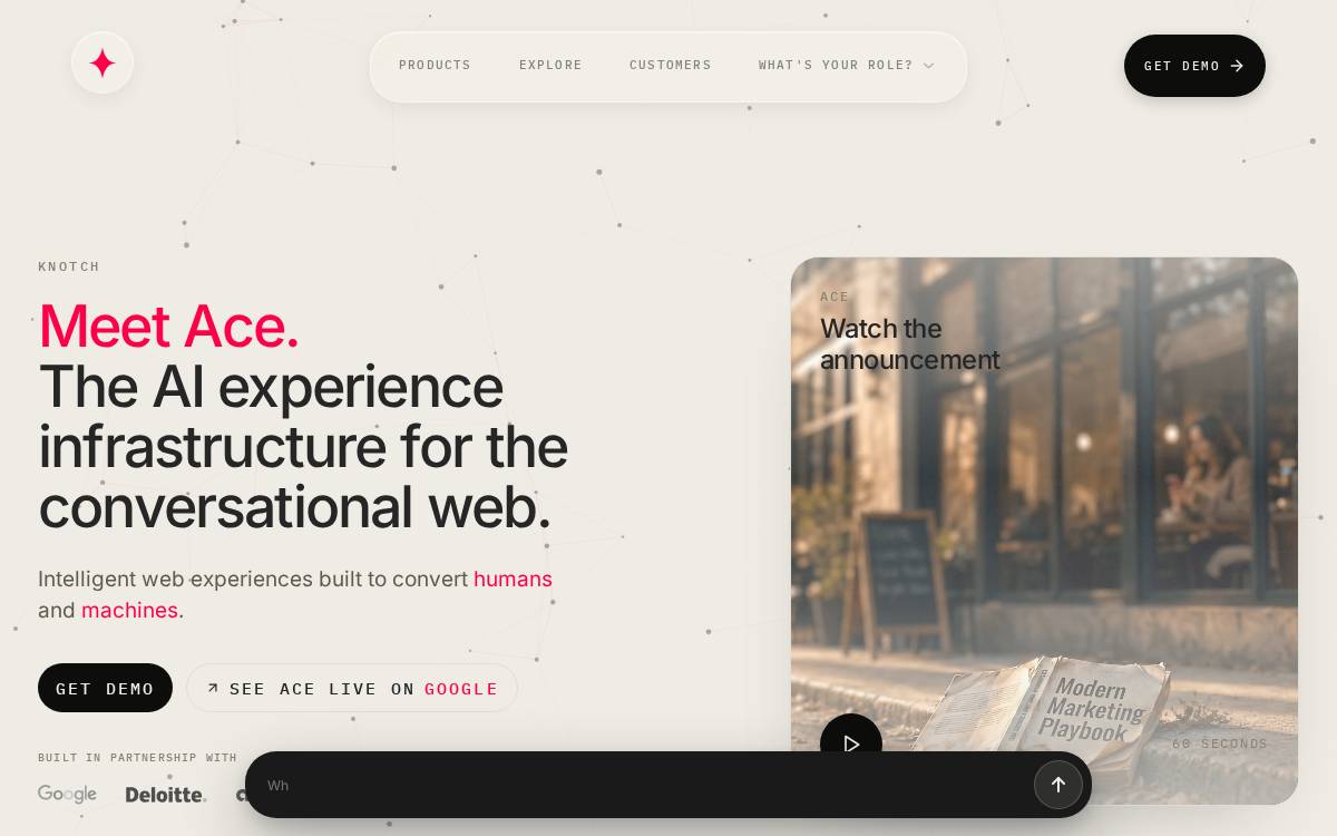 Knotch website preview