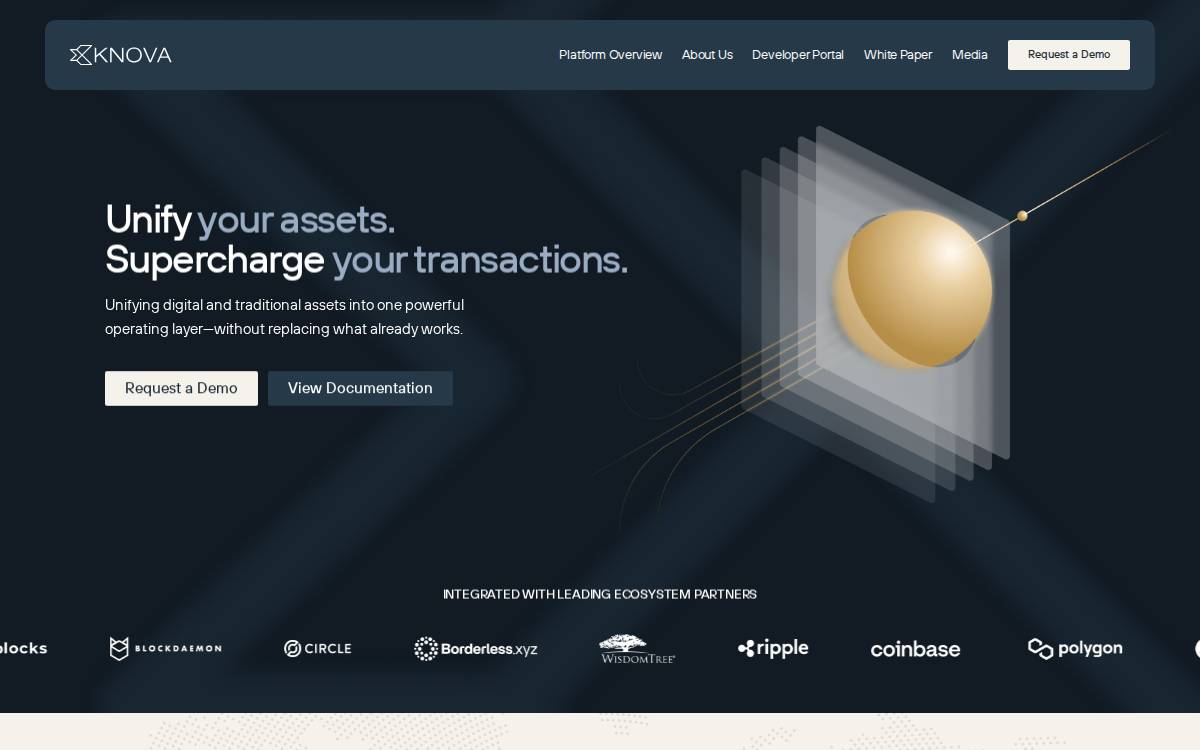 Knova website preview