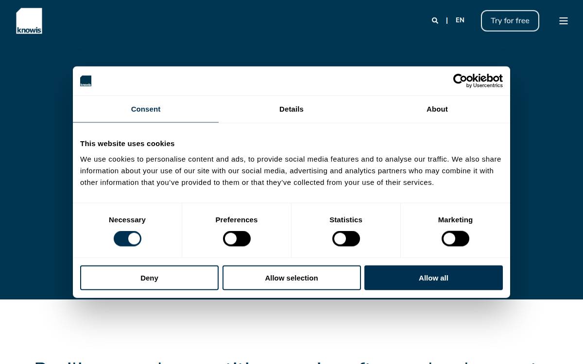 Knowis Ag website preview