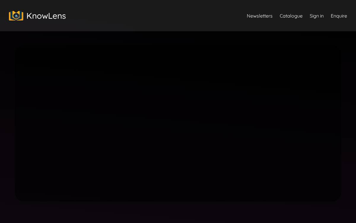 Knowlens website preview