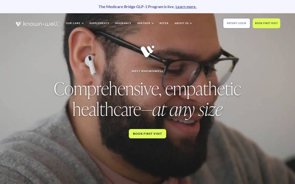 Knownwell website preview