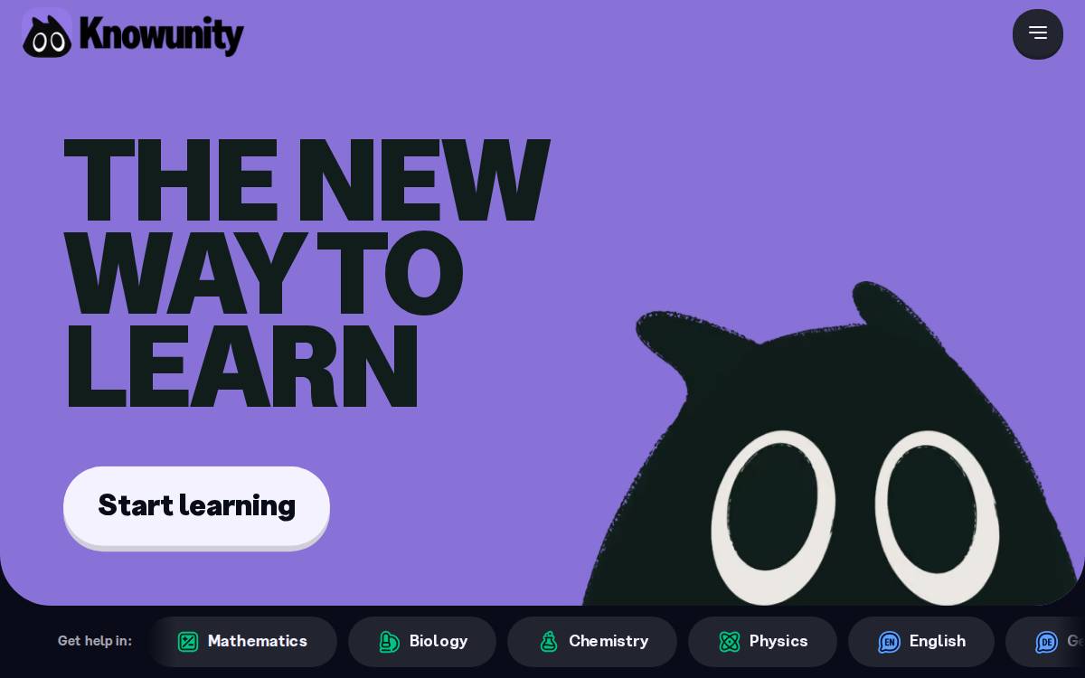 Knowunity website preview
