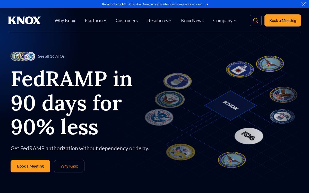 Knox Systems website preview