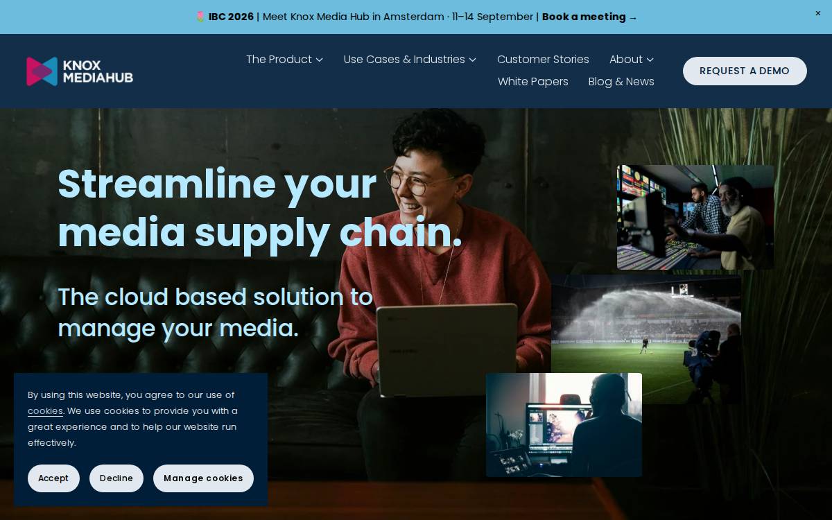 Knoxmediahub website preview