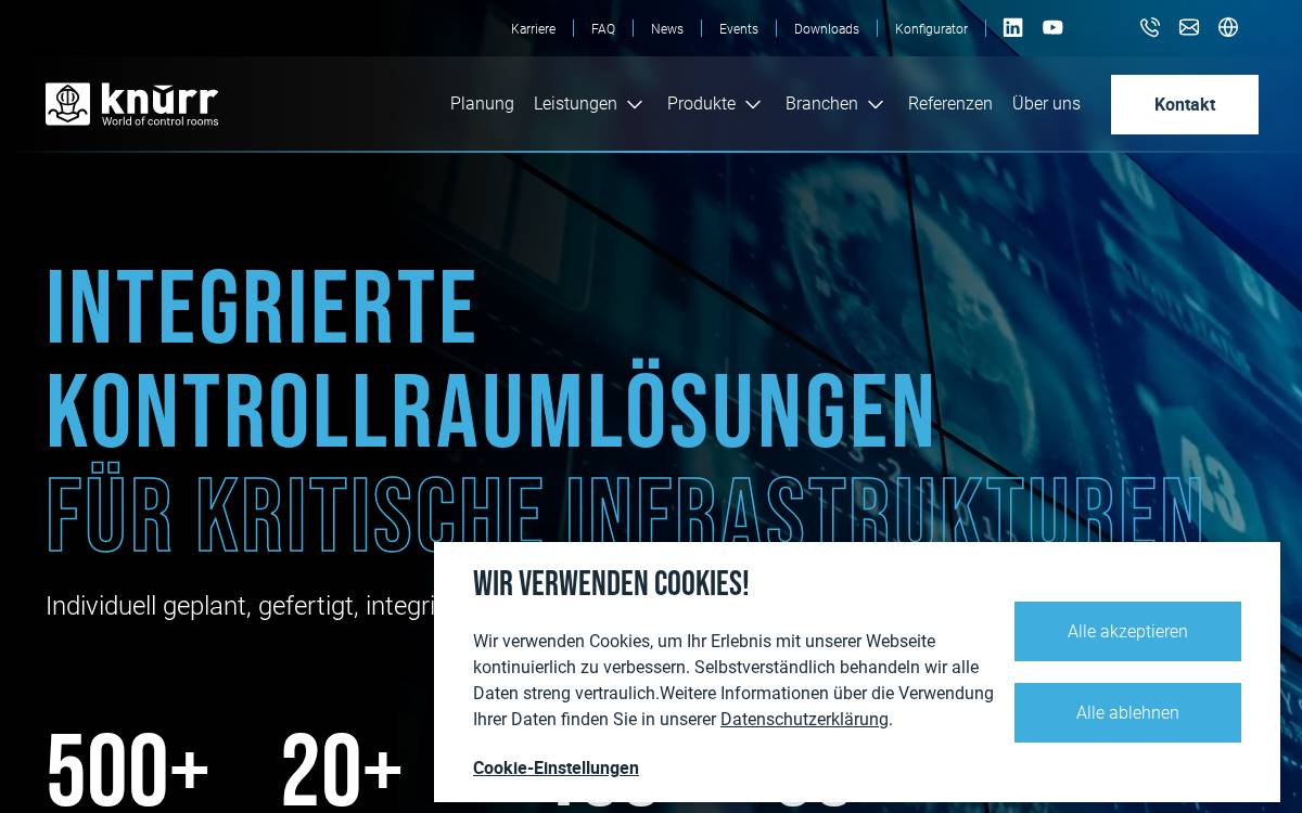 Knürr AG website preview