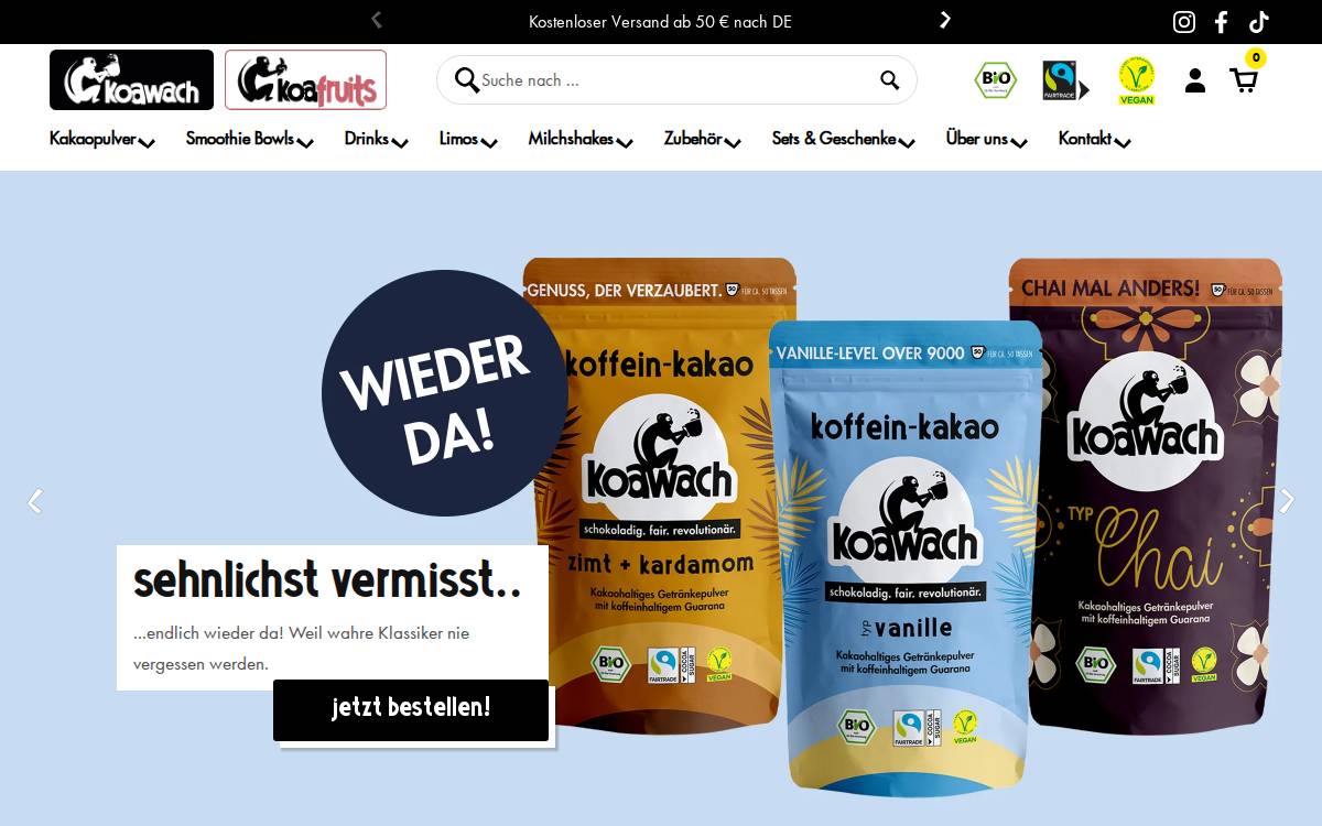 Koawach website preview