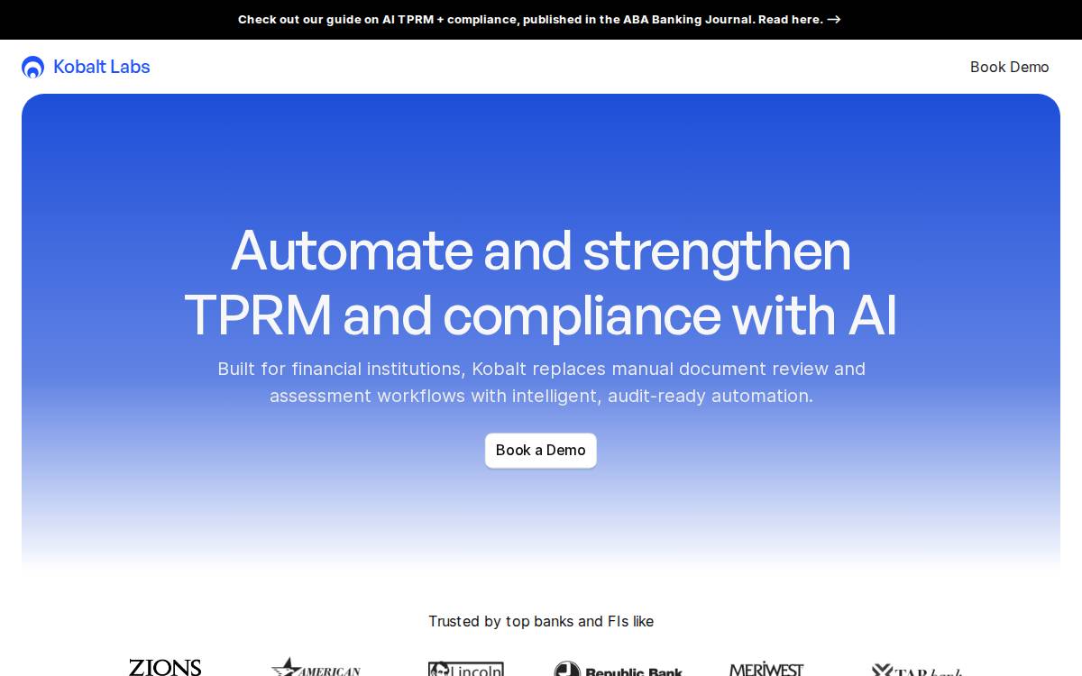 Kobalt Labs website preview
