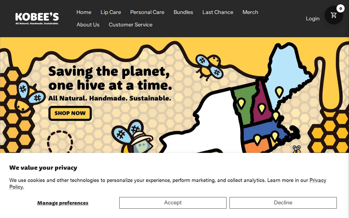 Kobeesco website preview