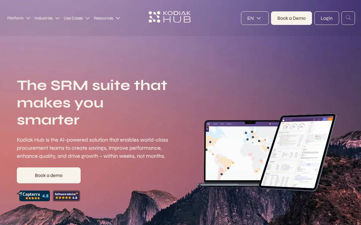 Kodiak Hub website preview
