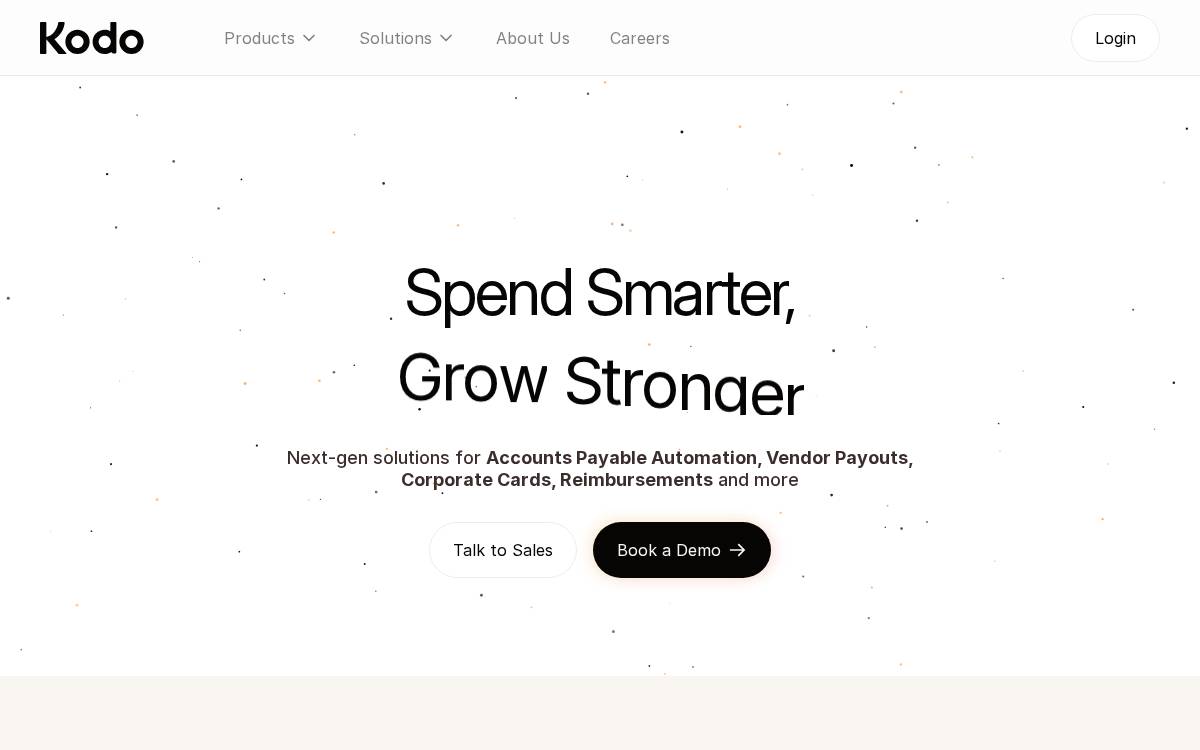 Kodo website preview