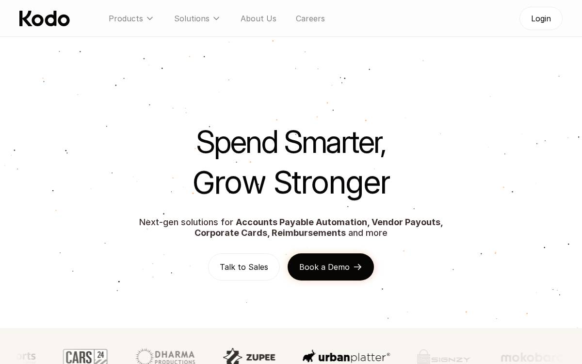 Kodo website preview