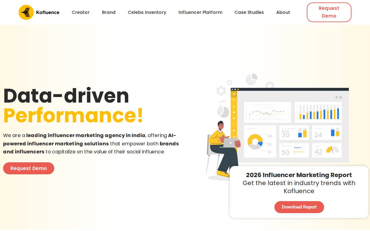 Kofluence website preview