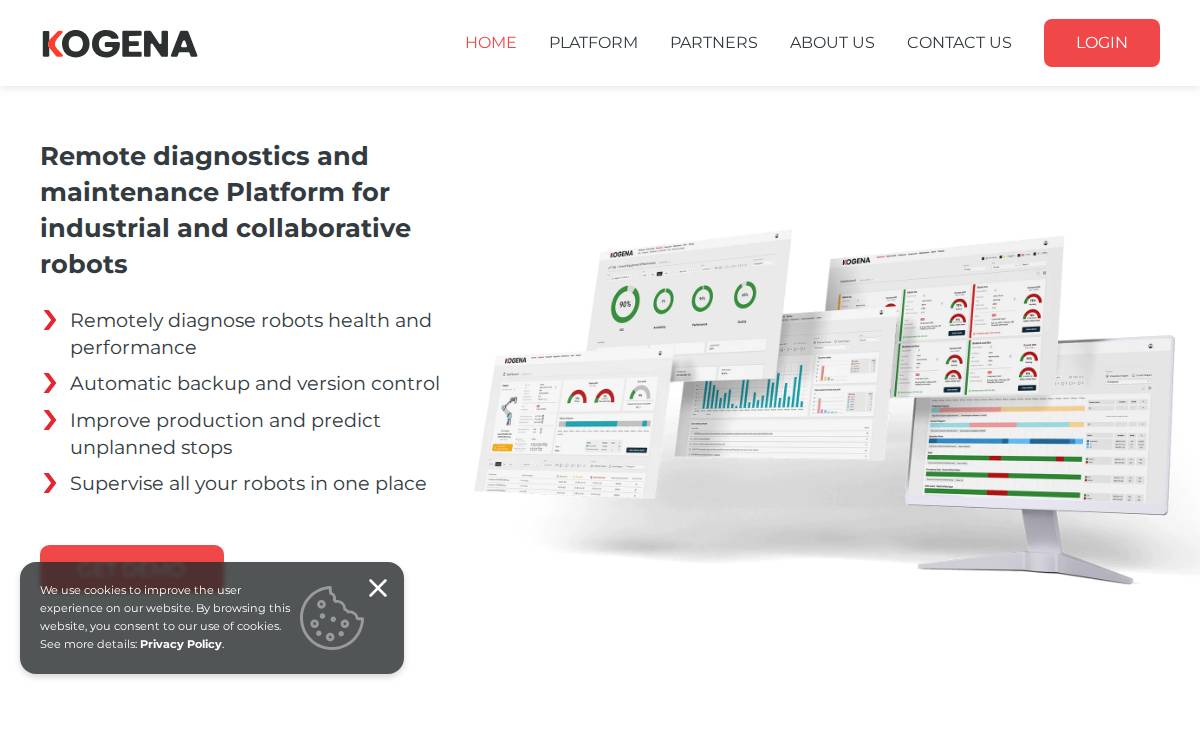 Kogena website preview