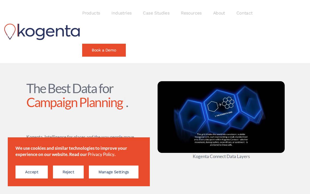 Kogenta website preview