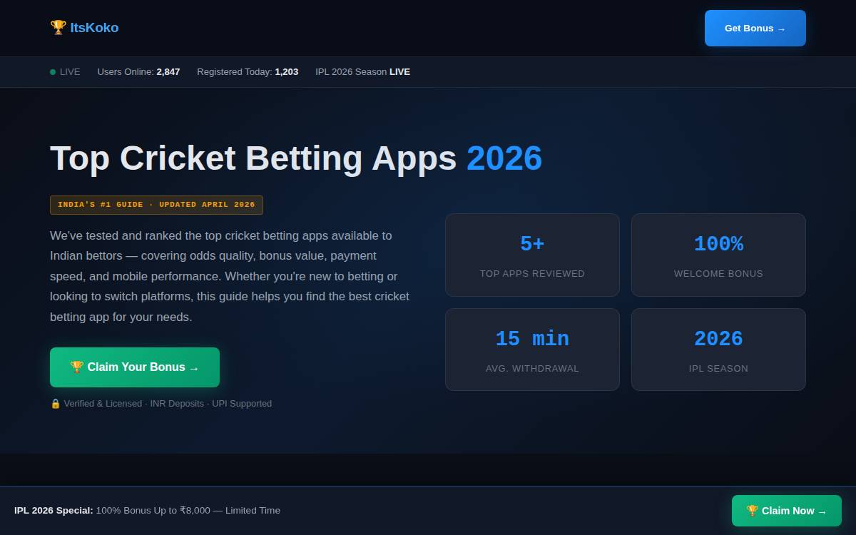 Koko website preview