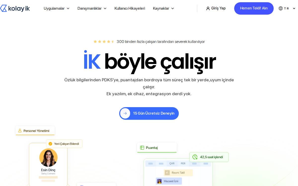 Kolayik website preview