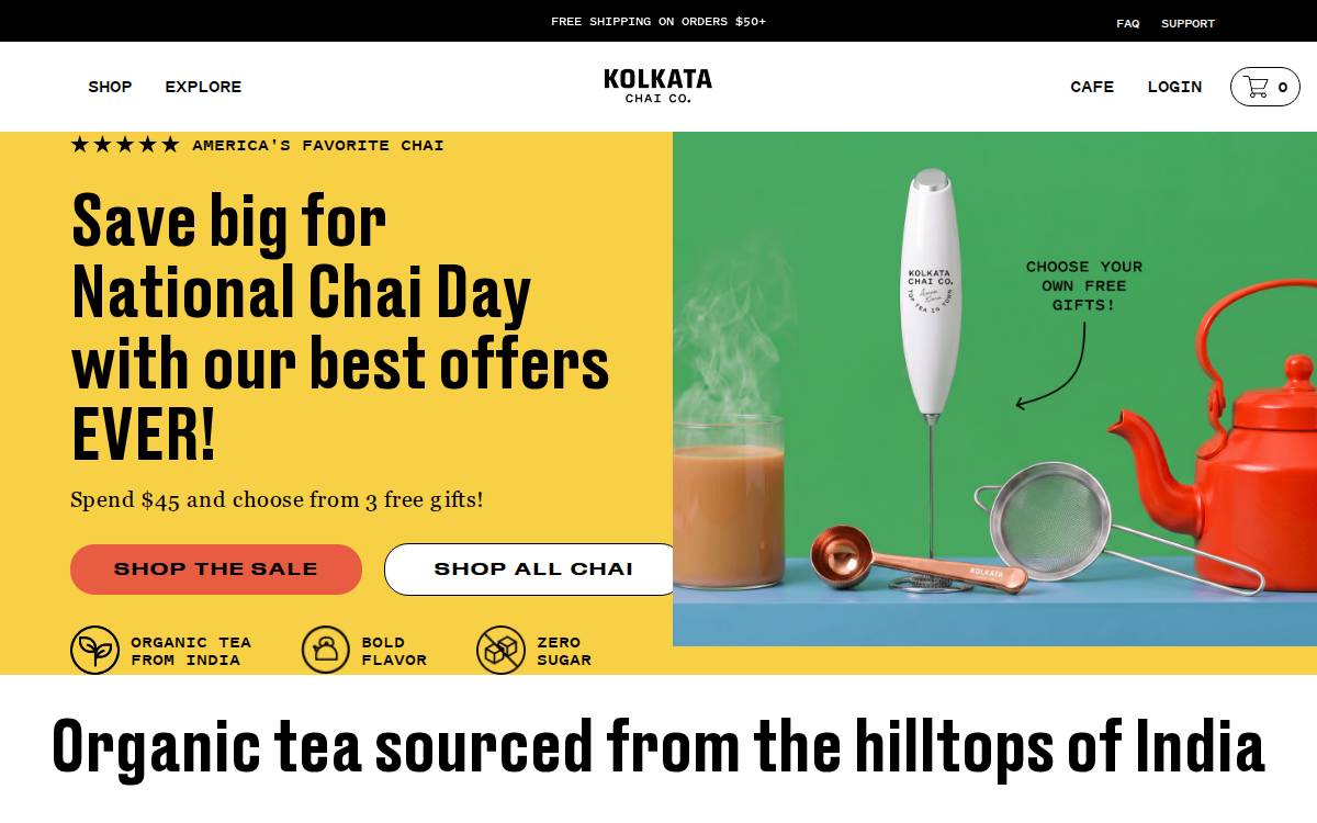 Kolkatachai website preview