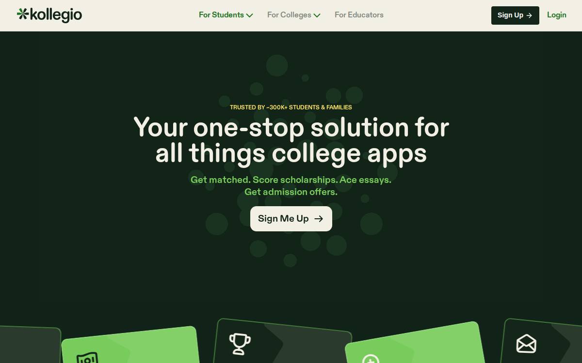 Kollegio website preview