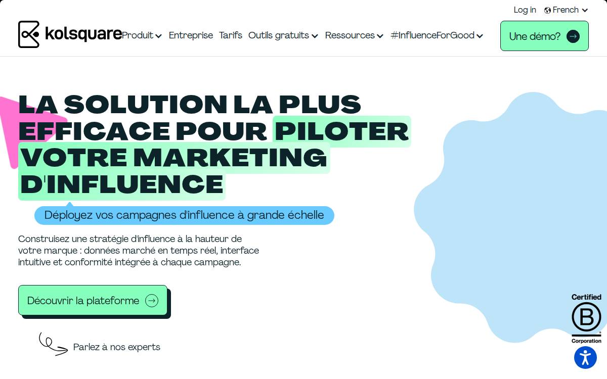 Kolsquare website preview
