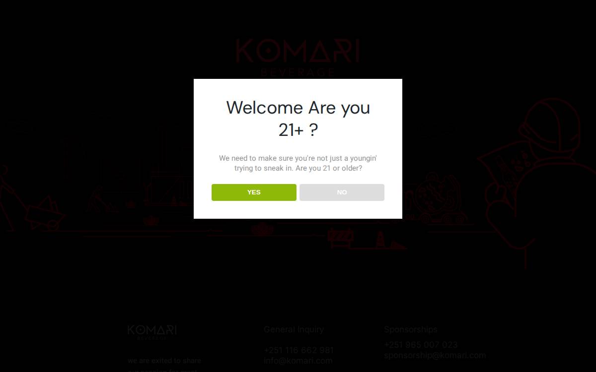 Komari GmbH & Co. KG website preview