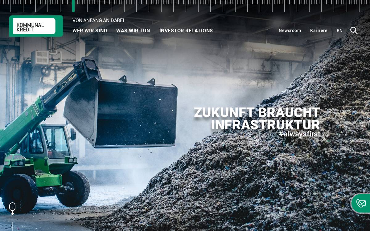 Kommunalkredit website preview