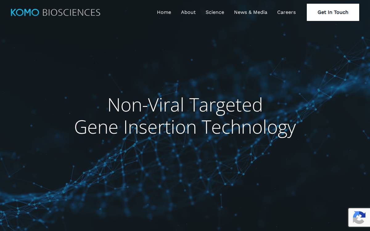 Komo Biosciences website preview