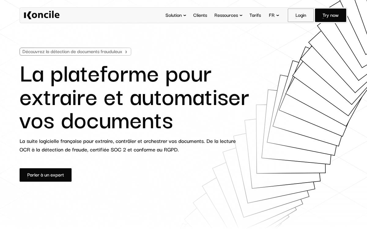 Koncile website preview