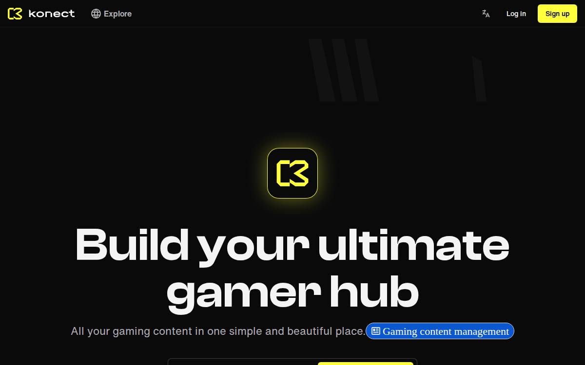 Konect website preview
