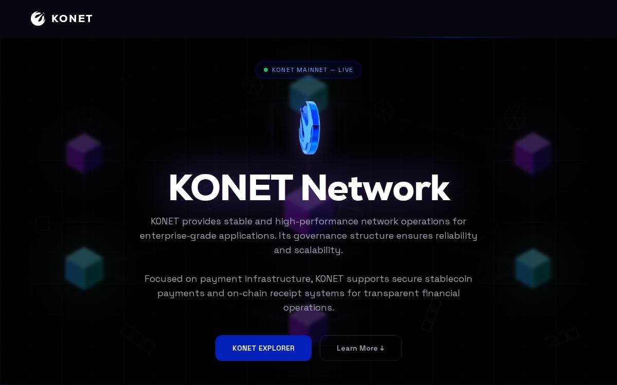 Konetmain website preview