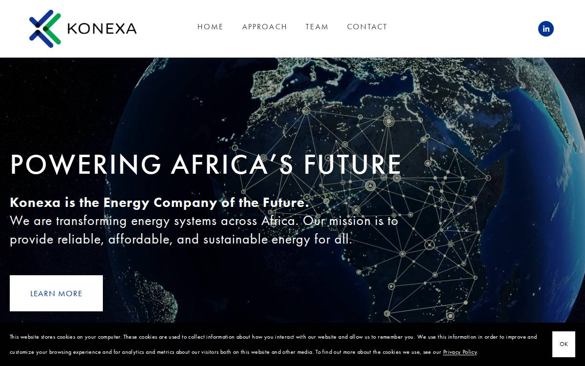 Konexa website preview