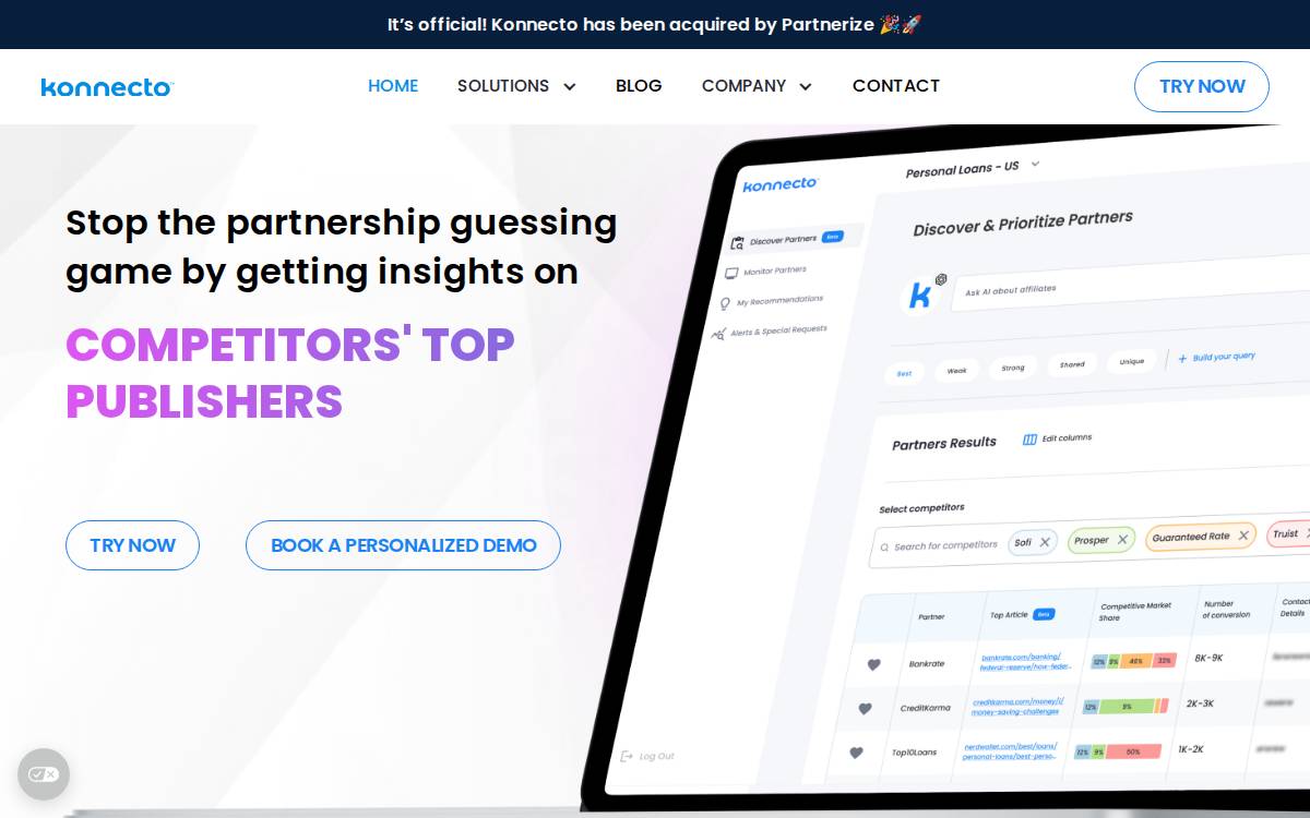 Konnecto website preview