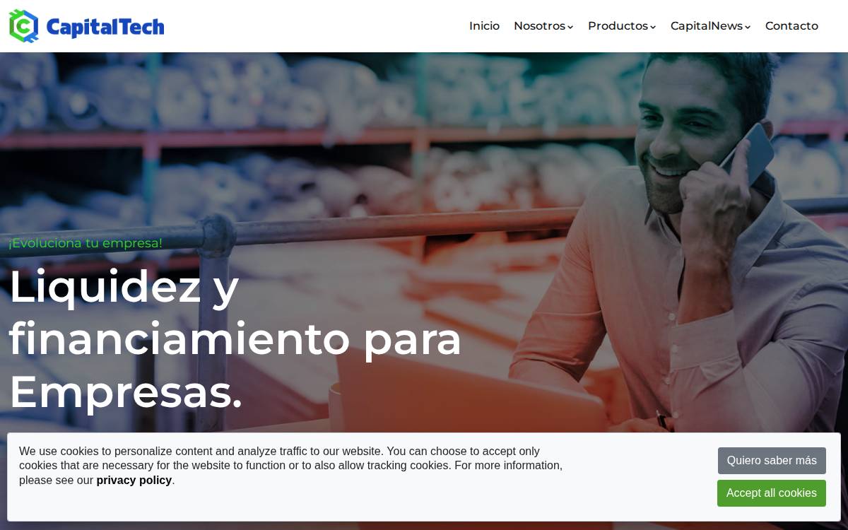 Konsigue website preview