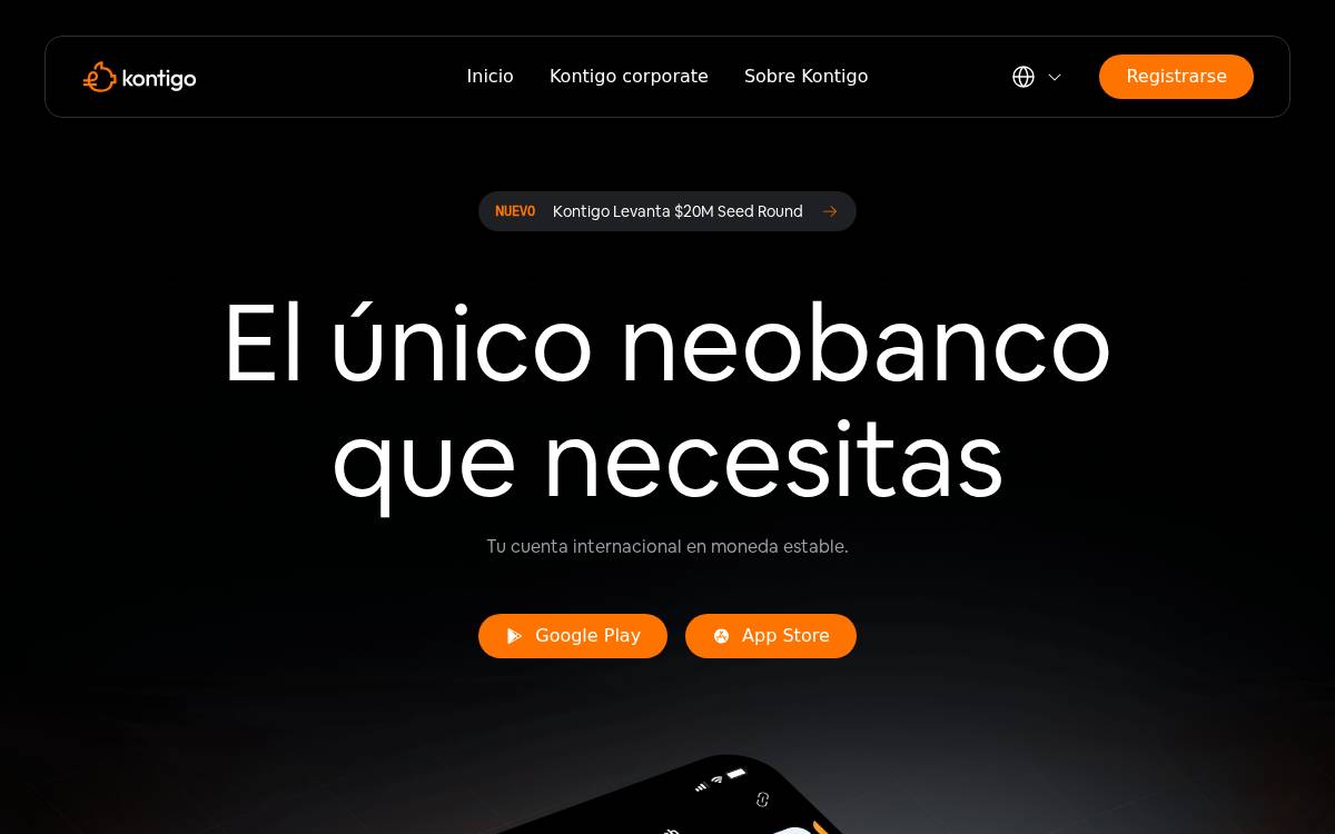 Kontigo website preview