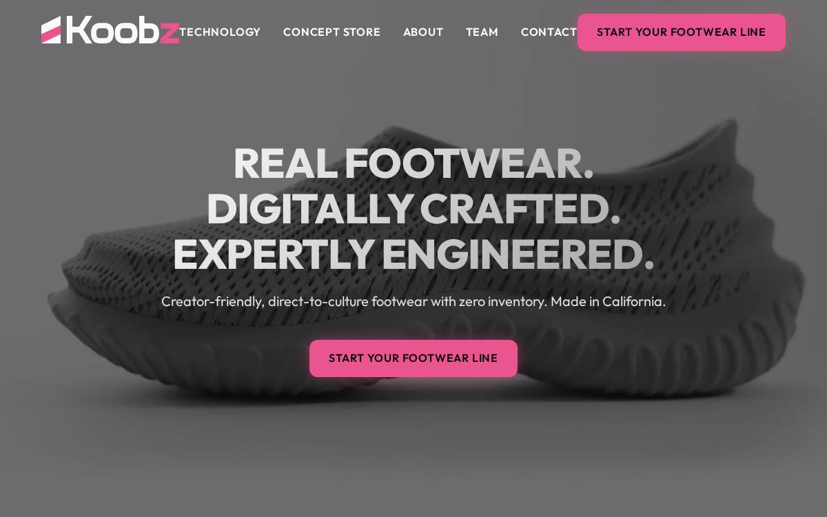 Koo website preview
