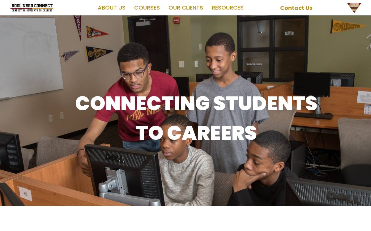 Kool Nerd Connect website preview