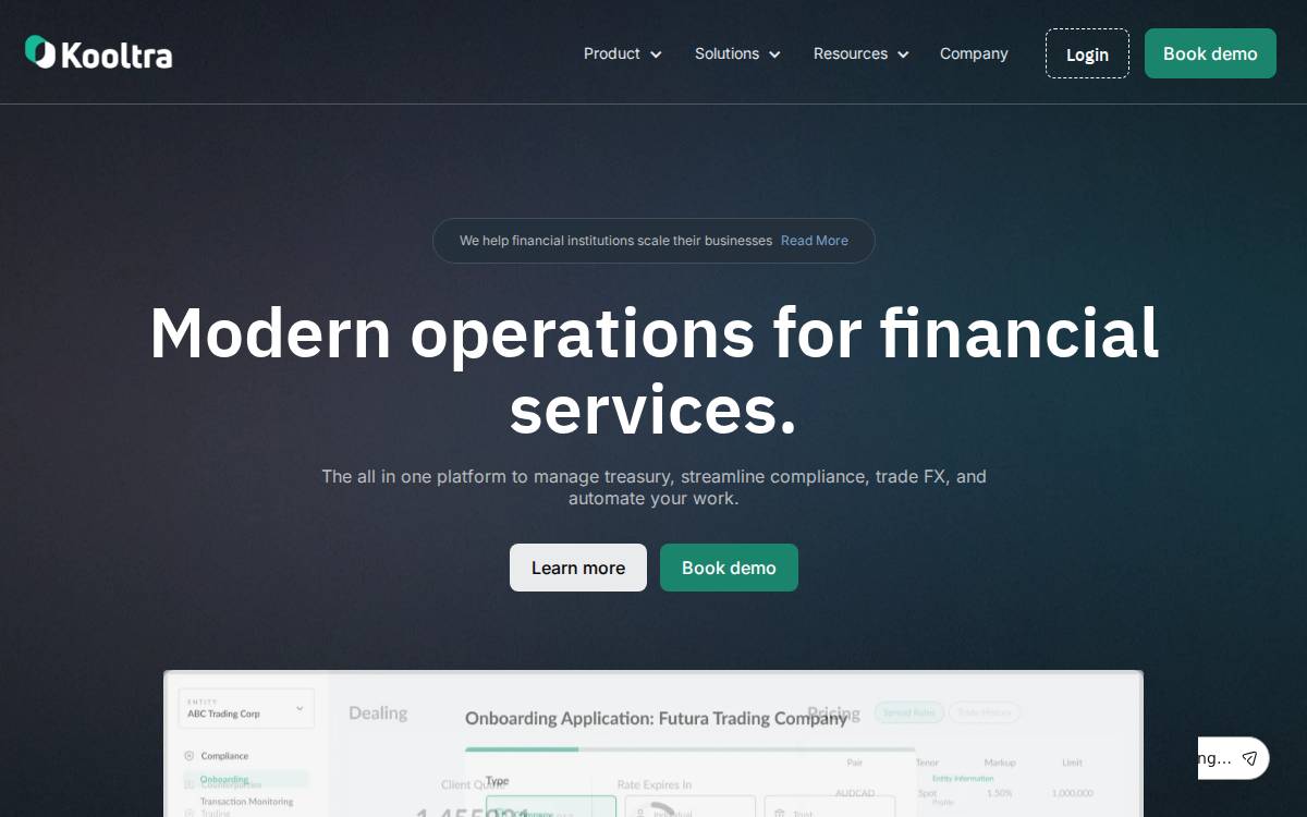 Kooltra website preview