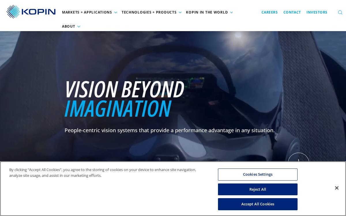 Kopin website preview