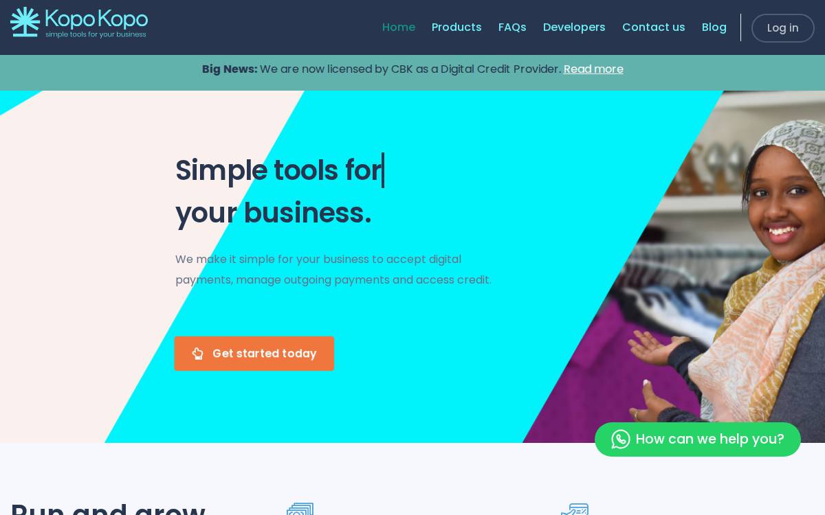 Kopo Kopo website preview
