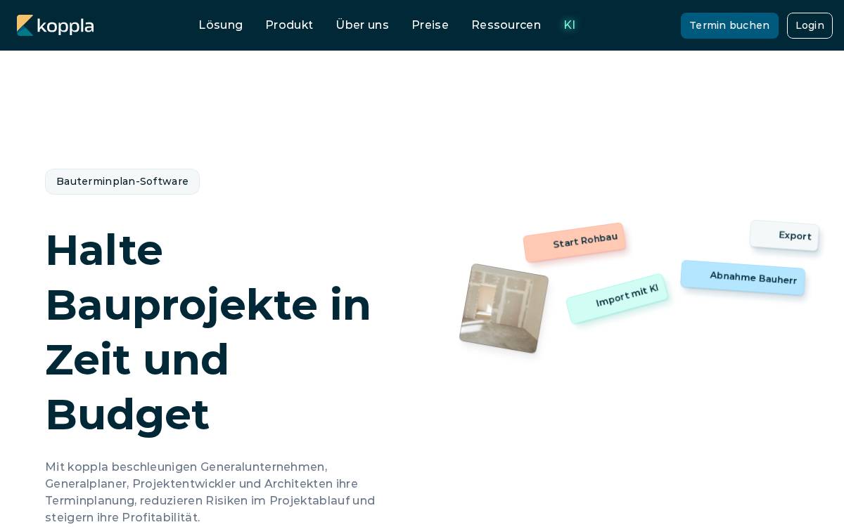 Koppla website preview