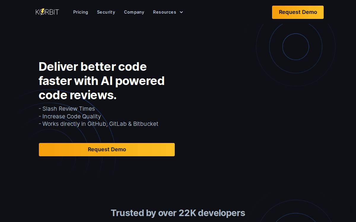 Korbit website preview