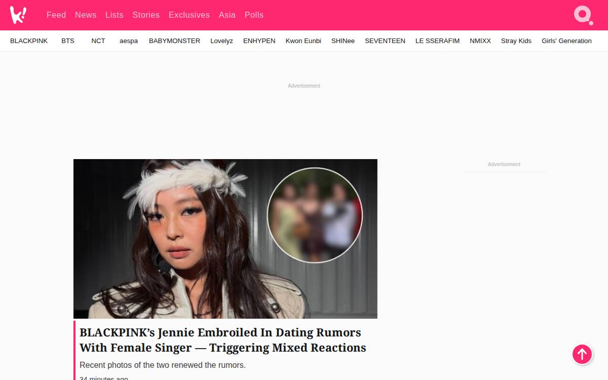 Koreaboo website preview