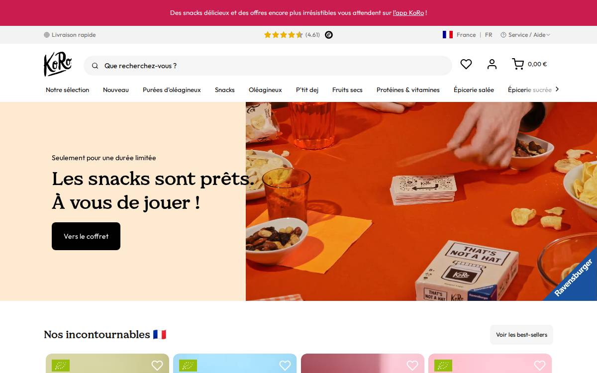Koro website preview