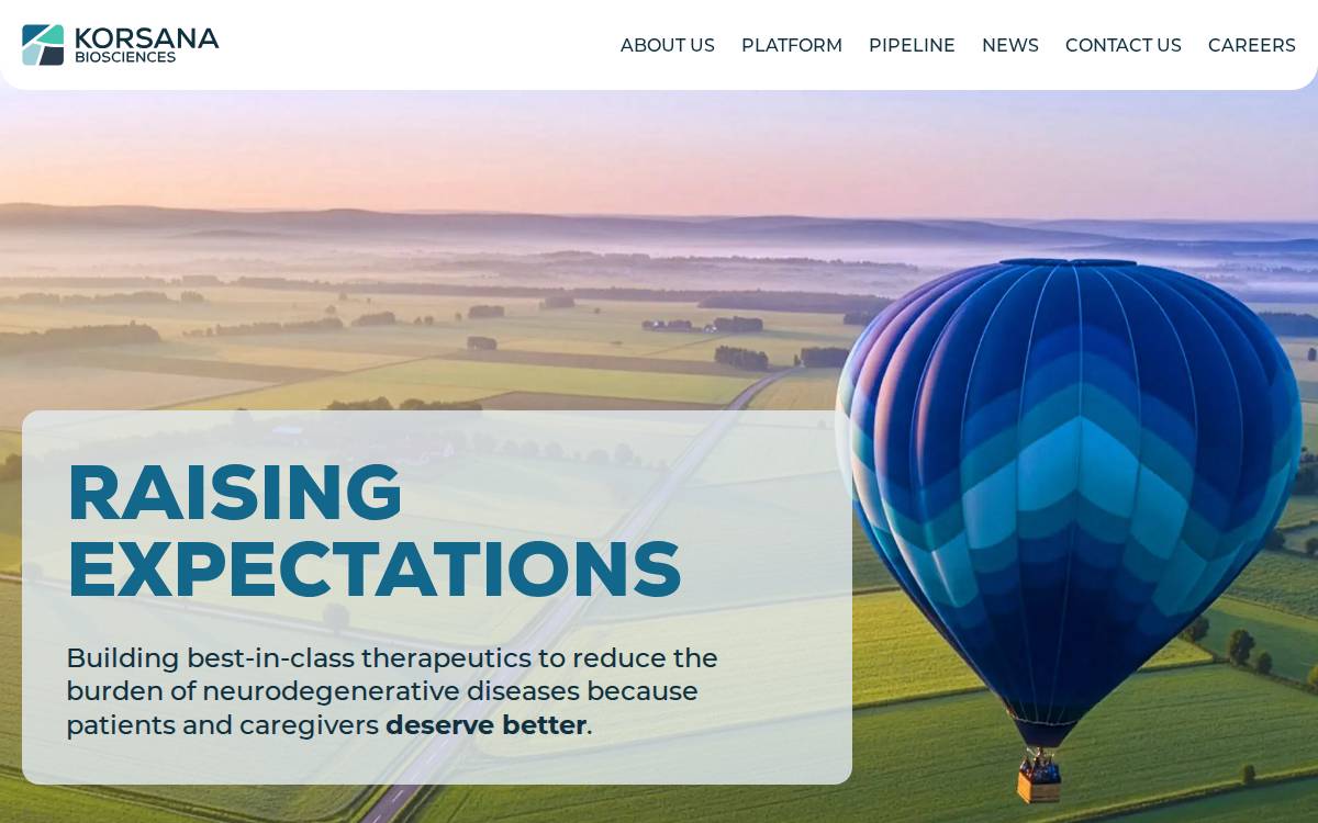Korsana website preview