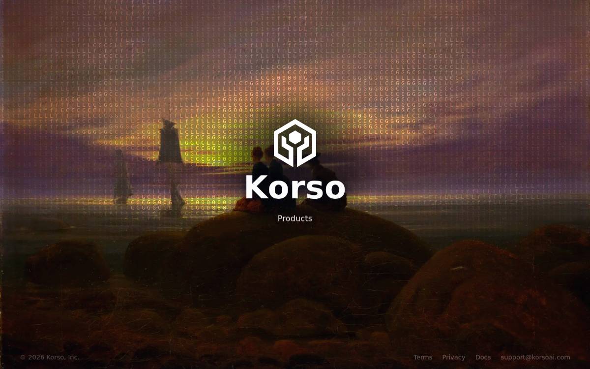 Korso website preview