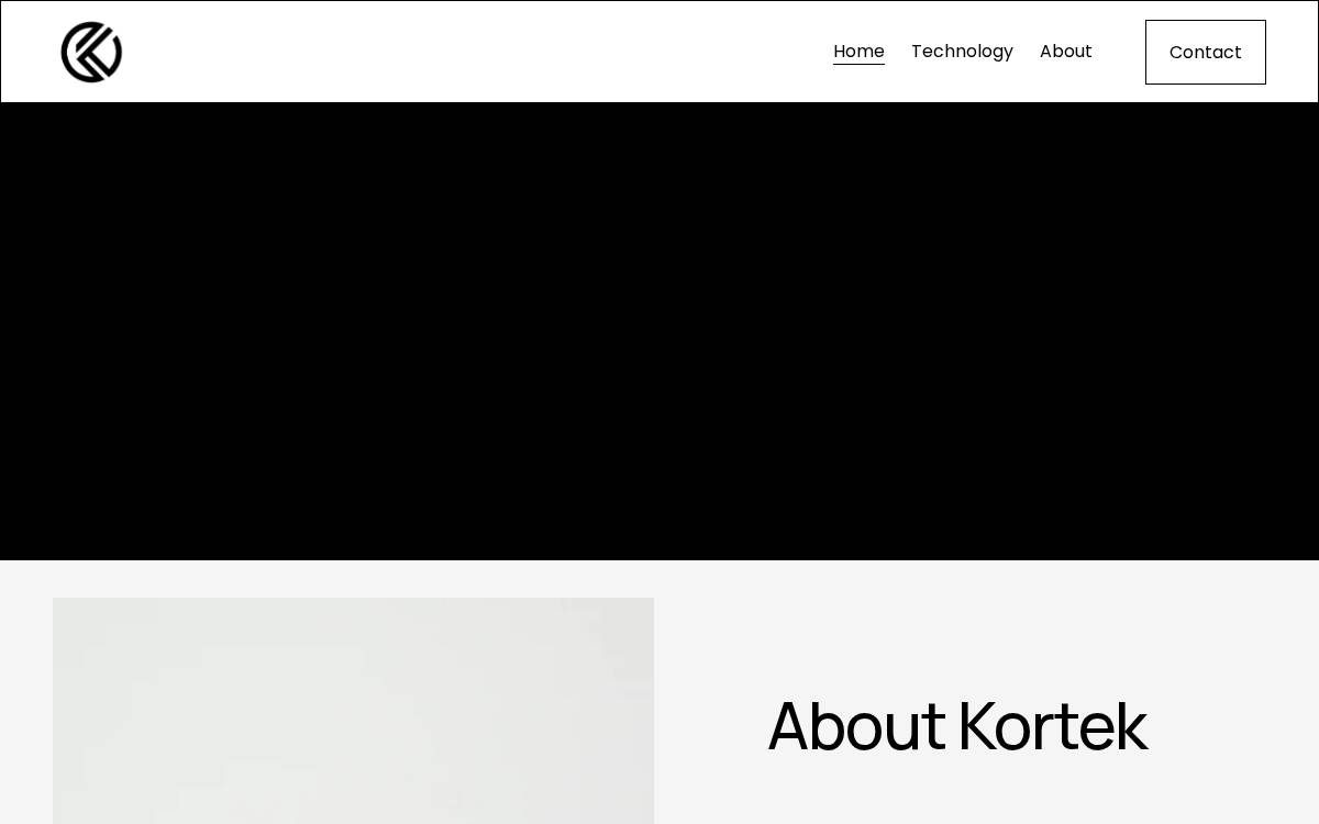 Kortek Solutions website preview