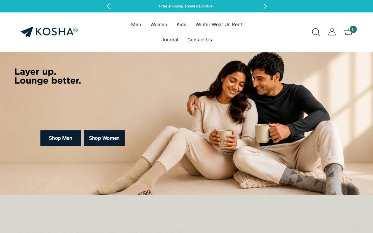 kosha.co → website preview